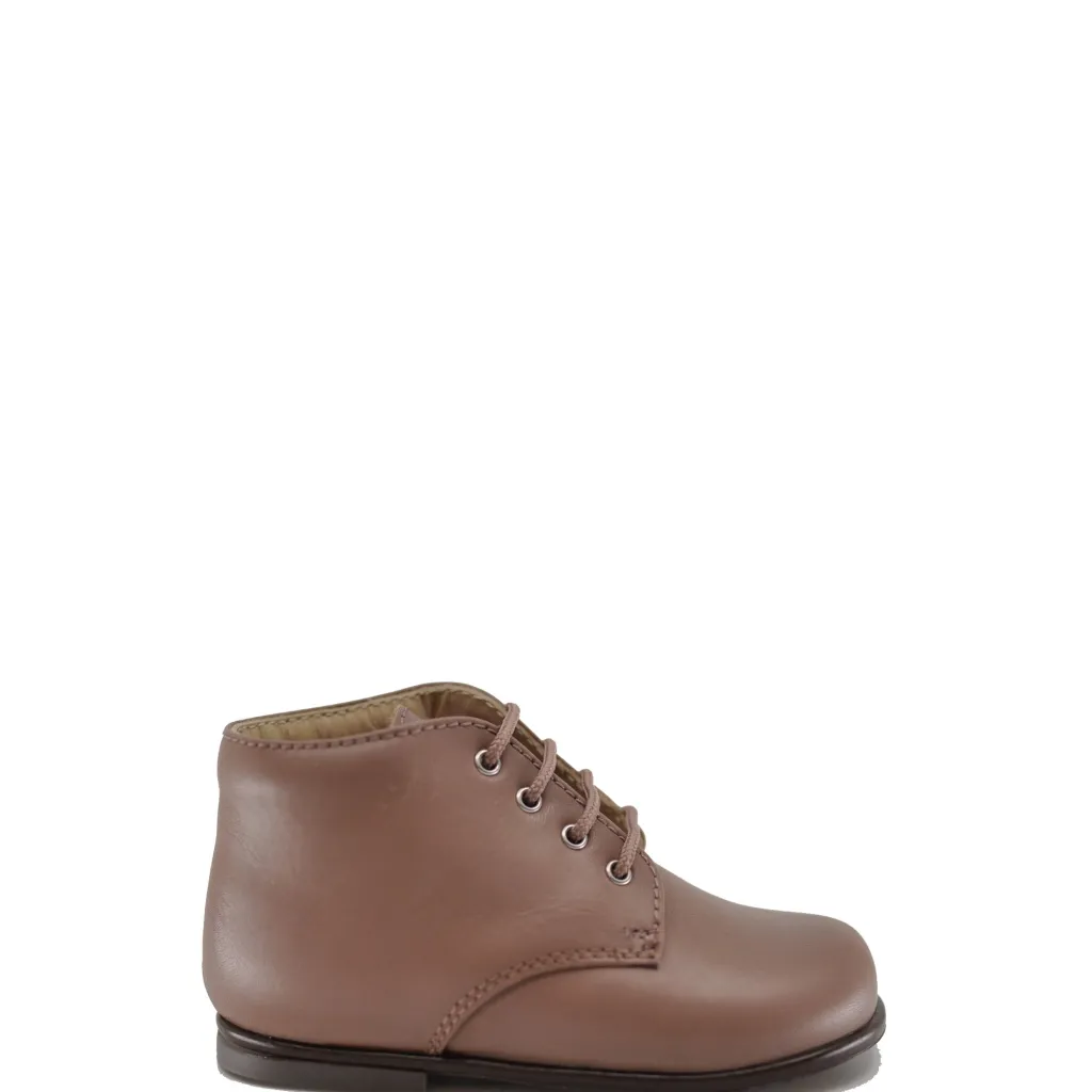Beberlis Old Rose Leather Baby Bootie Outlet