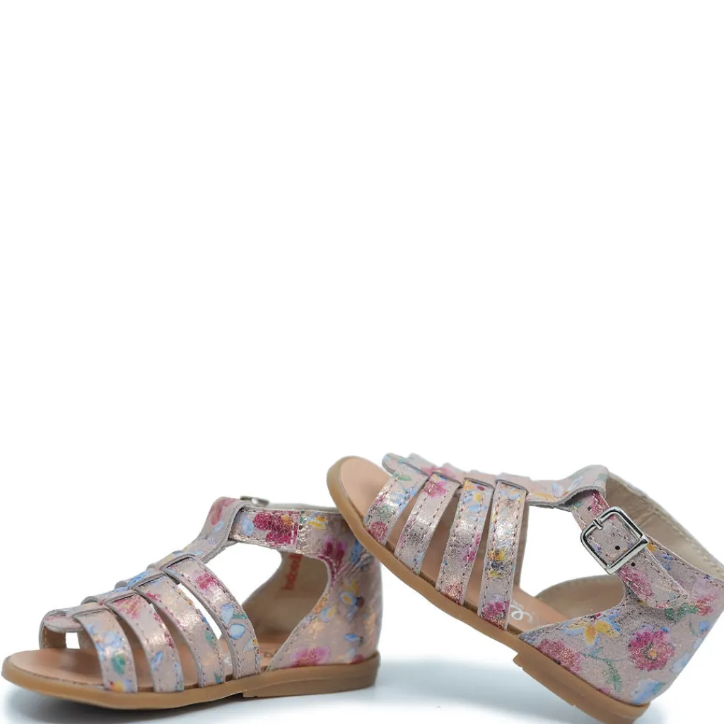 Beberlis Pink Floral Strap Baby Sandal Outlet