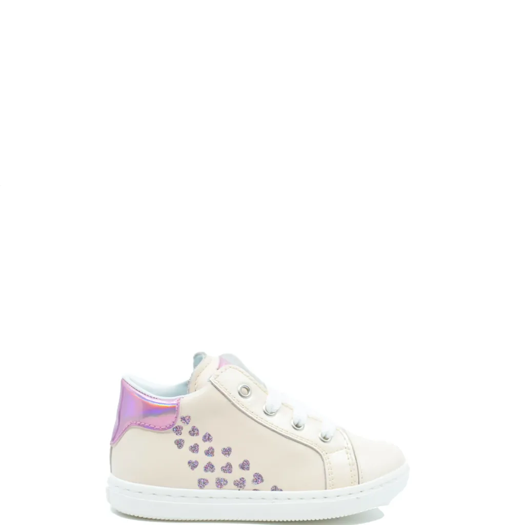 Beberlis Pink Heart Baby Sneaker Fashion