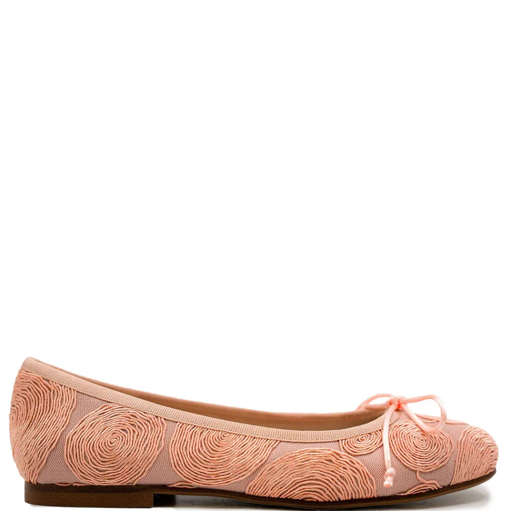 Beberlis Salmon Embroidered Ballet Flat Best