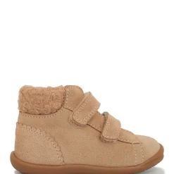 Beberlis Sand Suede Fur Velcro Sneaker Outlet