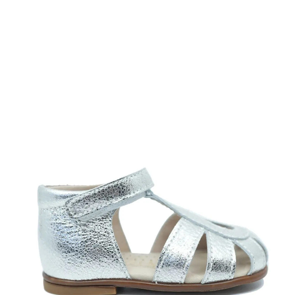 Beberlis Silver Closed Toe Baby Sandal Outlet