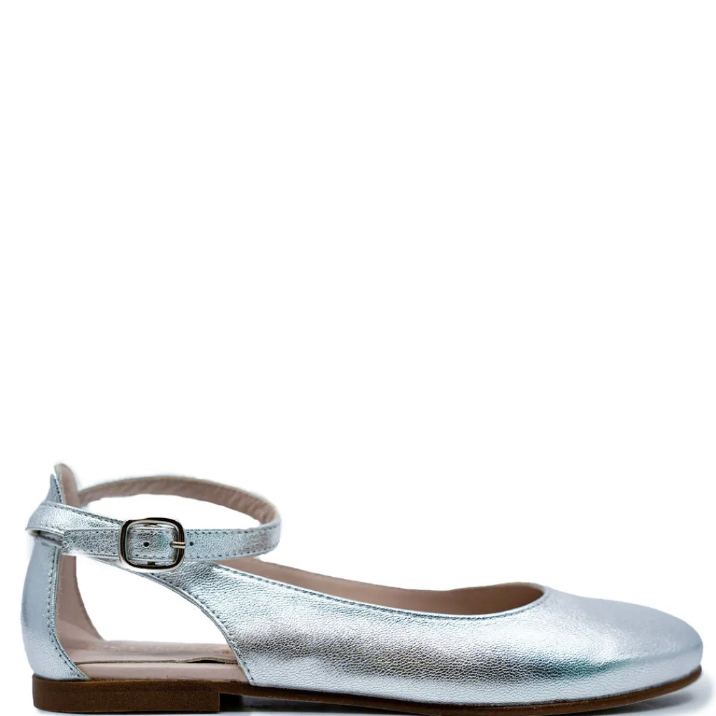 Beberlis Silver Cutout Mary Jane Clearance