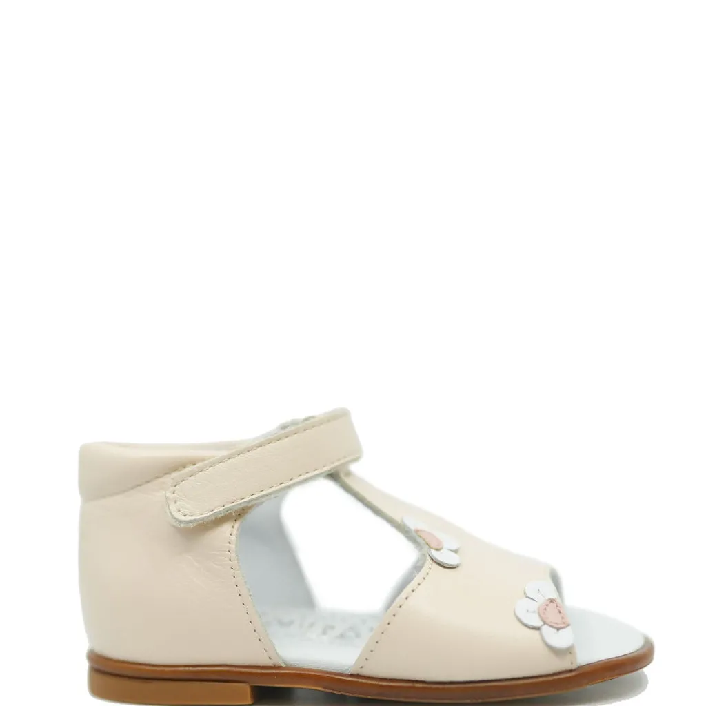 Beberlis Skin Flower T Strap Baby Sandal Discount