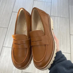 Beberlis Tan Chunky Loafer Clearance