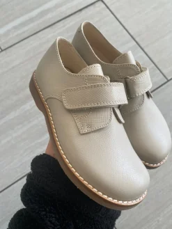 Beberlis Taupe Textured Velcro Loafer Best