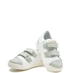 Beberlis White and Mint Velcro Sneaker Online