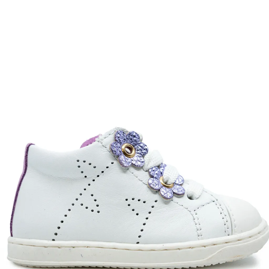 Beberlis White Daisy Baby Sneaker Fashion