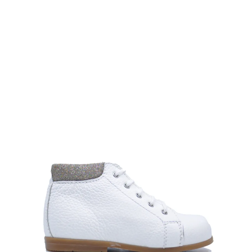 Beberlis White Pebbled Baby Bootie Outlet