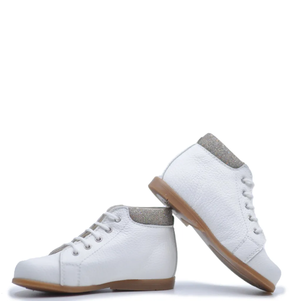 Beberlis White Pebbled Baby Bootie Outlet