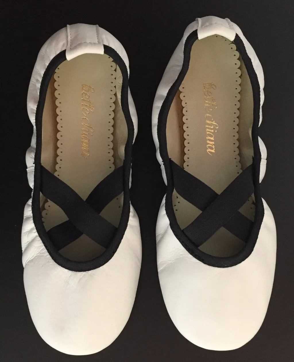Belle Chiara White and Black Ballerina New