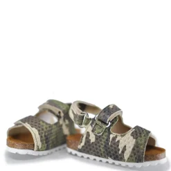 BluBlonc Army Velcro Sandal Clearance