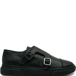 BluBlonc Black Captoe Dress Sneaker Discount