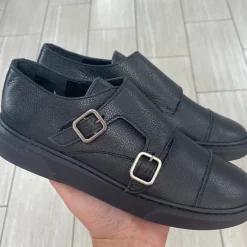 BluBlonc Black Captoe Dress Sneaker Discount