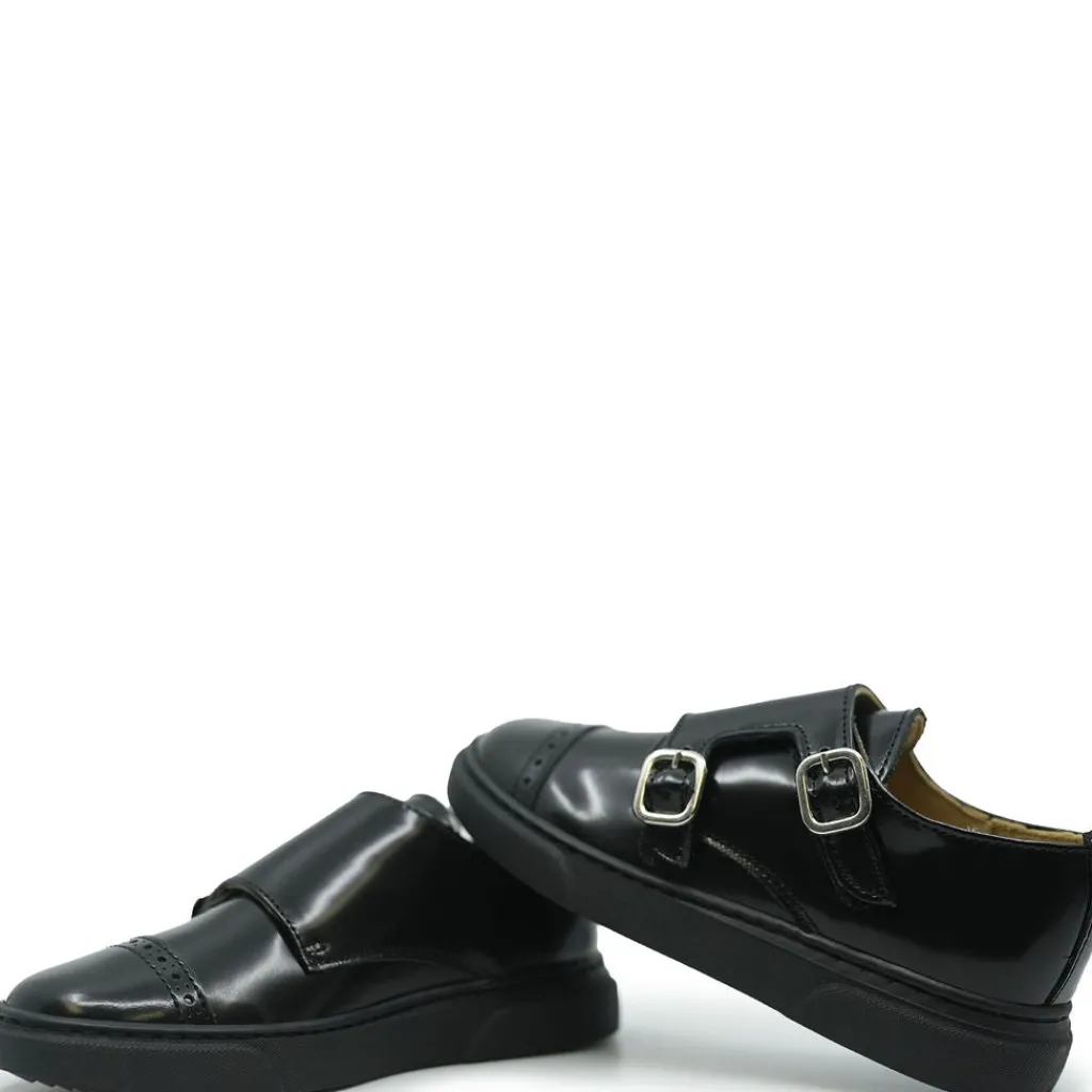 BluBlonc Black Florentic Captoe Dress Sneaker Outlet