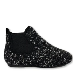 BluBlonc Black Tweed Bootie Best