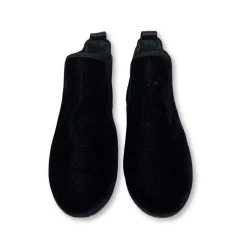 BluBlonc Black Velvet Bootie Hot