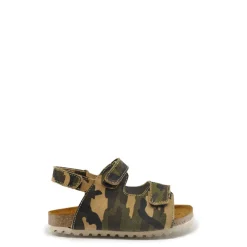 BluBlonc Camo Print Velcro Sandal Sale