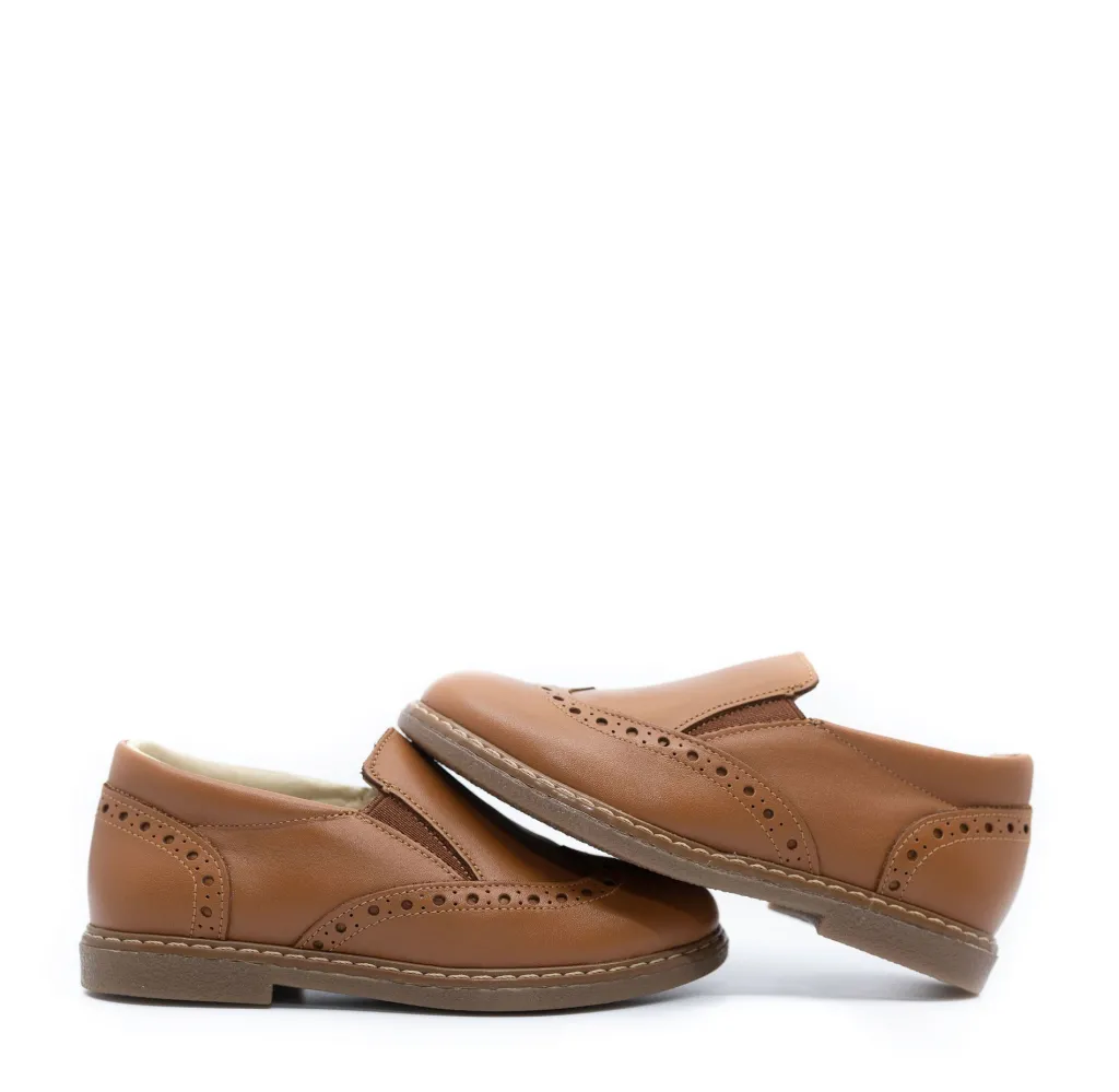 BluBlonc Cuero Wingtip Slip On Loafer Sale