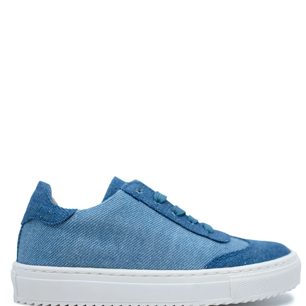 BluBlonc Denim Zipper Sneaker Online