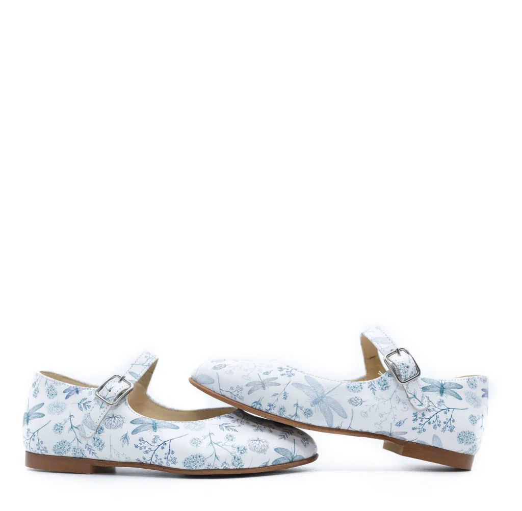 BluBlonc Dragonfly Printed Mary Jane Fashion