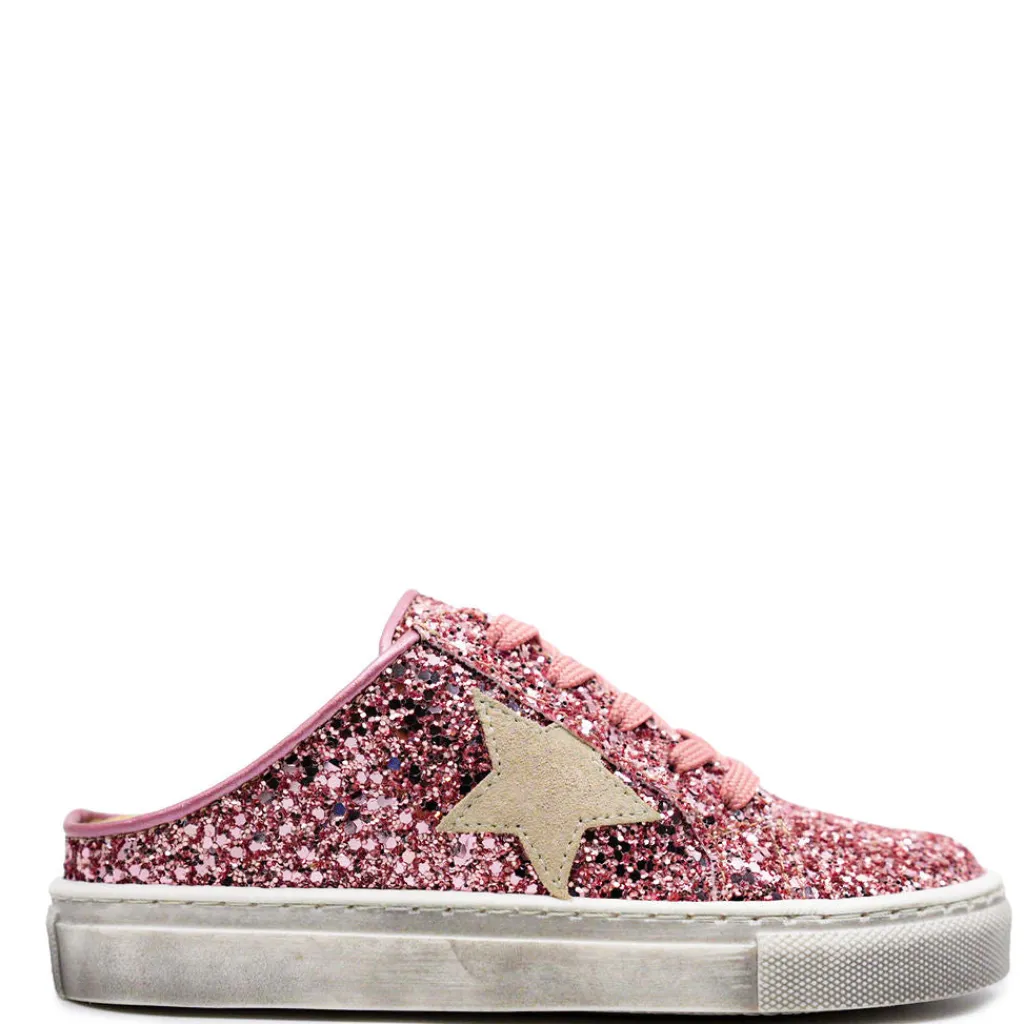 BluBlonc Glitter Sneaker Mule Hot