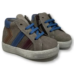 BluBlonc Gray Stripe High-top Best