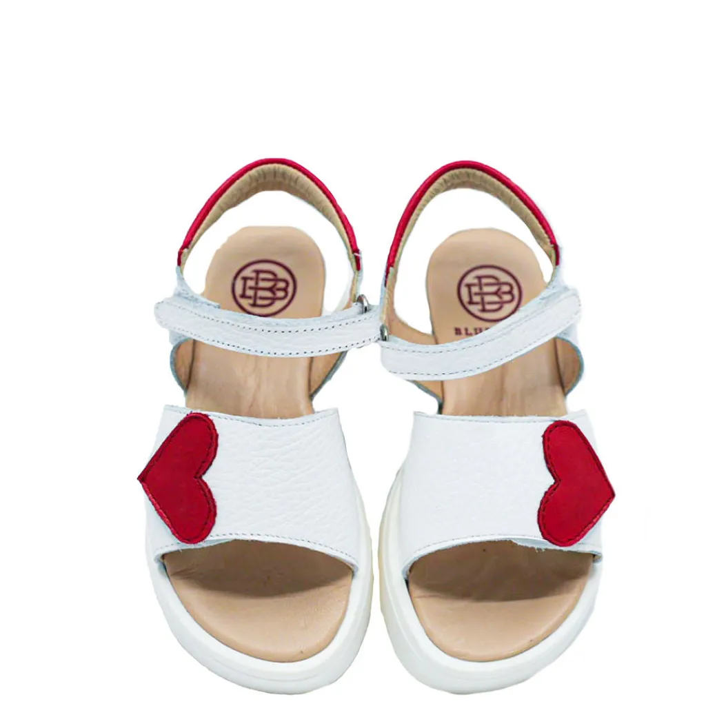 BluBlonc Heart Velcro Sandal Outlet