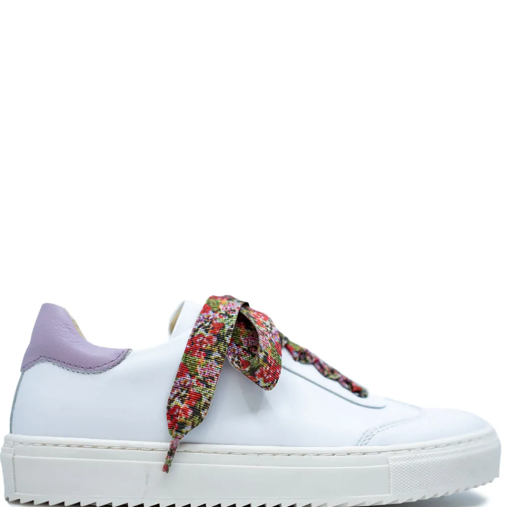 BluBlonc Lilac Floral Lace Sneaker New