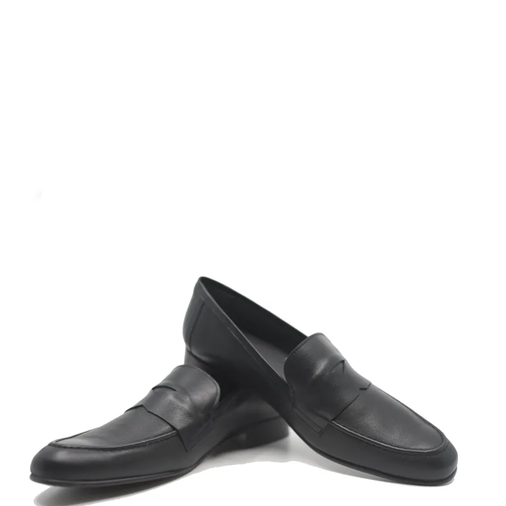 BluBlonc Navy Penny Dress Shoe Online