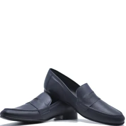 BluBlonc Navy Penny Dress Shoe Hot