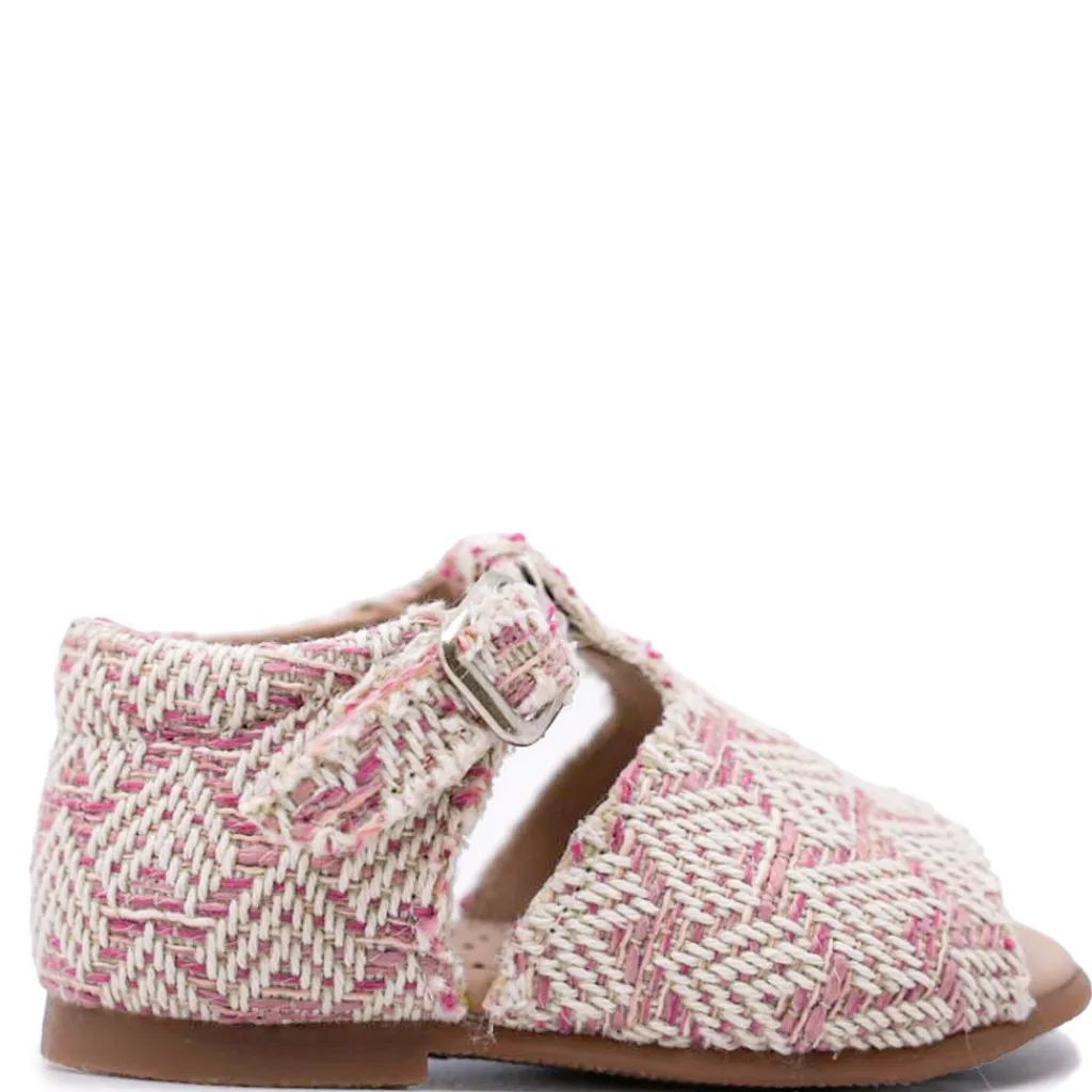 BluBlonc Pink Heart Baby Sandal New
