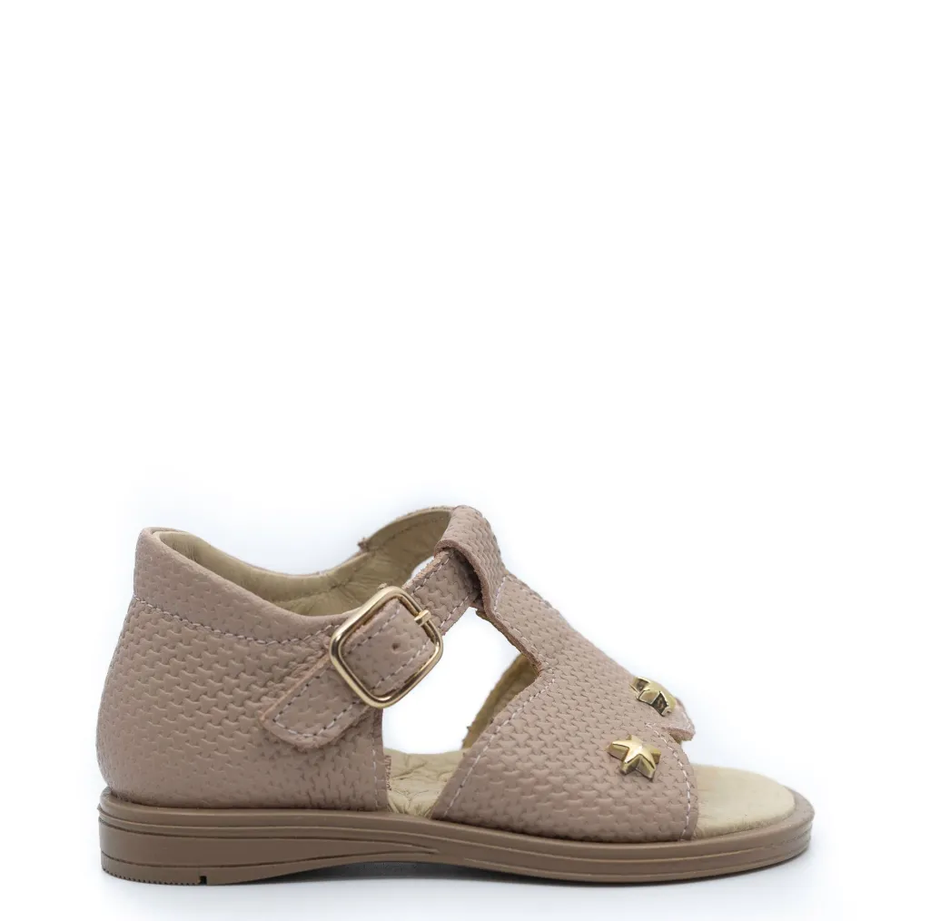BluBlonc Rose Texture Star Sandal Outlet