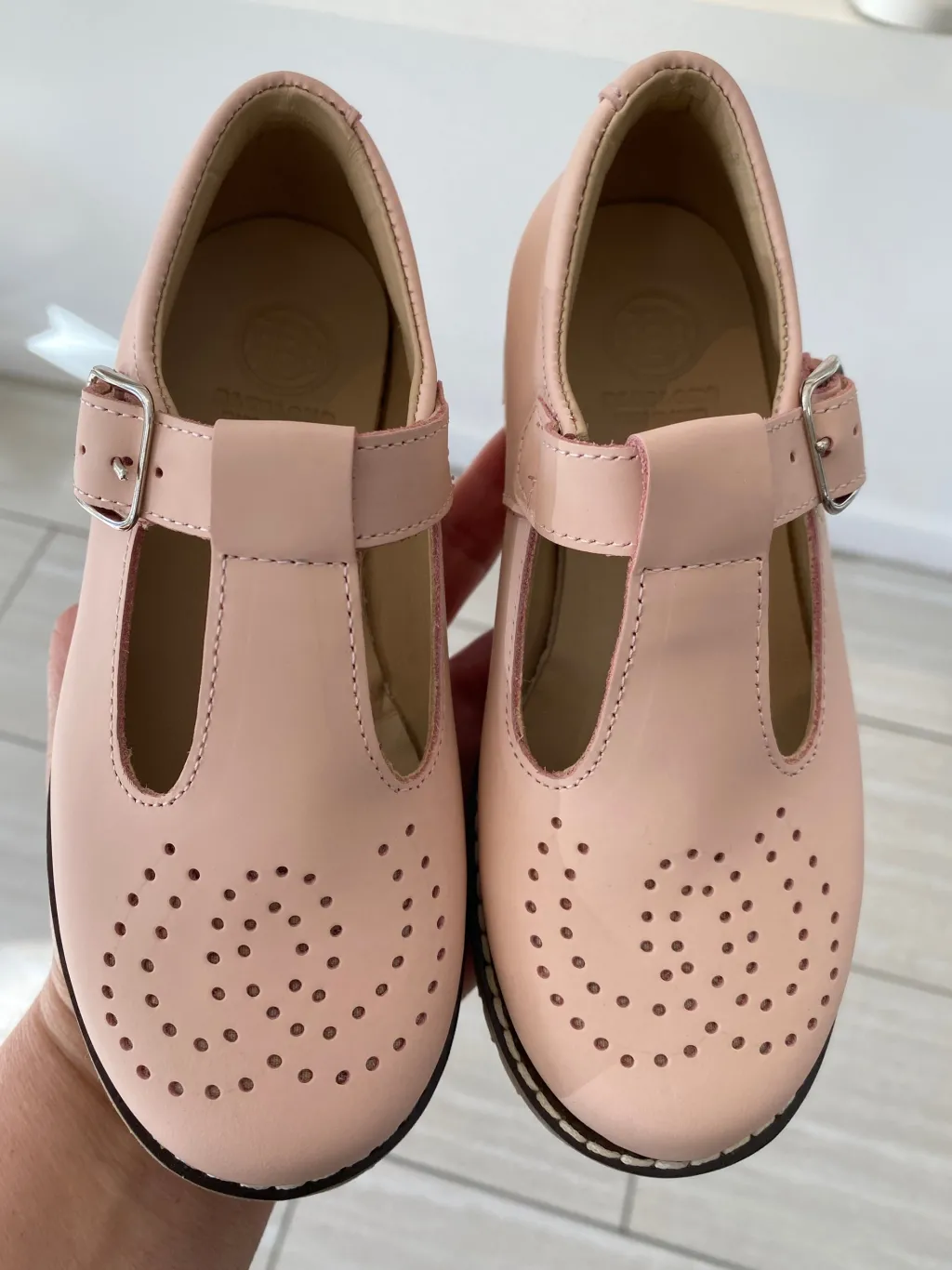 BluBlonc Salmon Gum Chunky T Strap Loafer Online