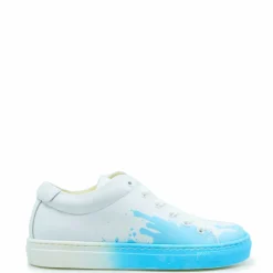 BluBlonc Sky Blue Speckled Paint Sneaker New