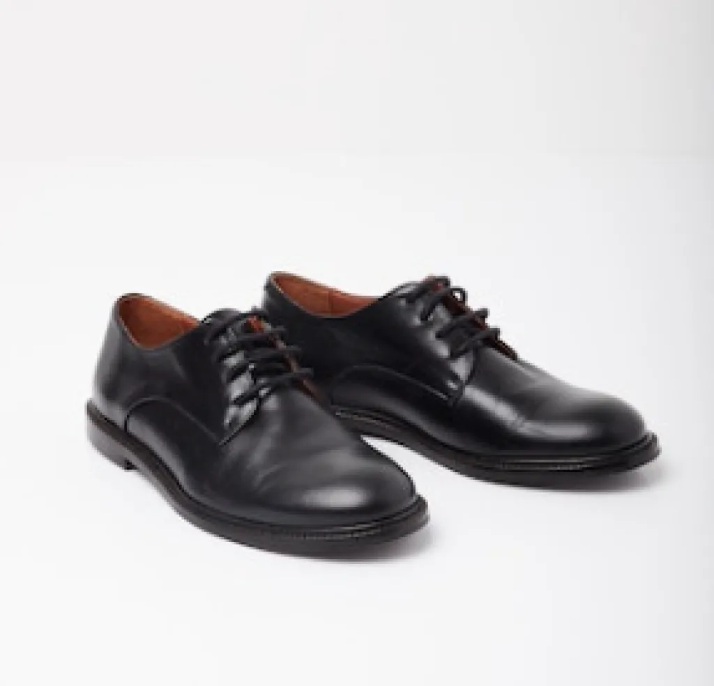 Bonpoint Black Louis Derby Dress Shoe Online