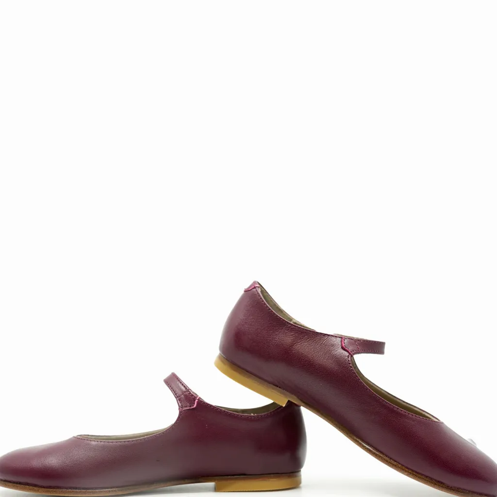 Bonpoint Ella Burgundy Mary Jane New