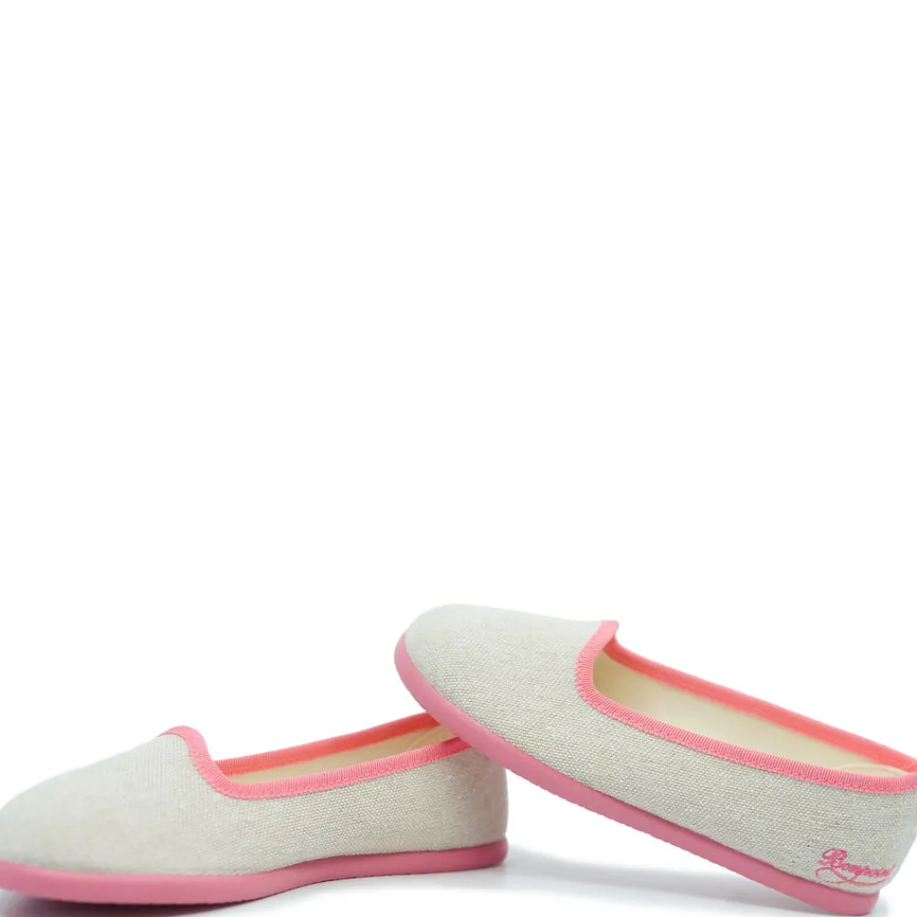 Bonpoint Logo Rose Camella Slipper Sale