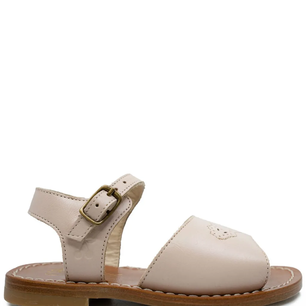 Bonpoint Rose Leather Baby Sandal Outlet