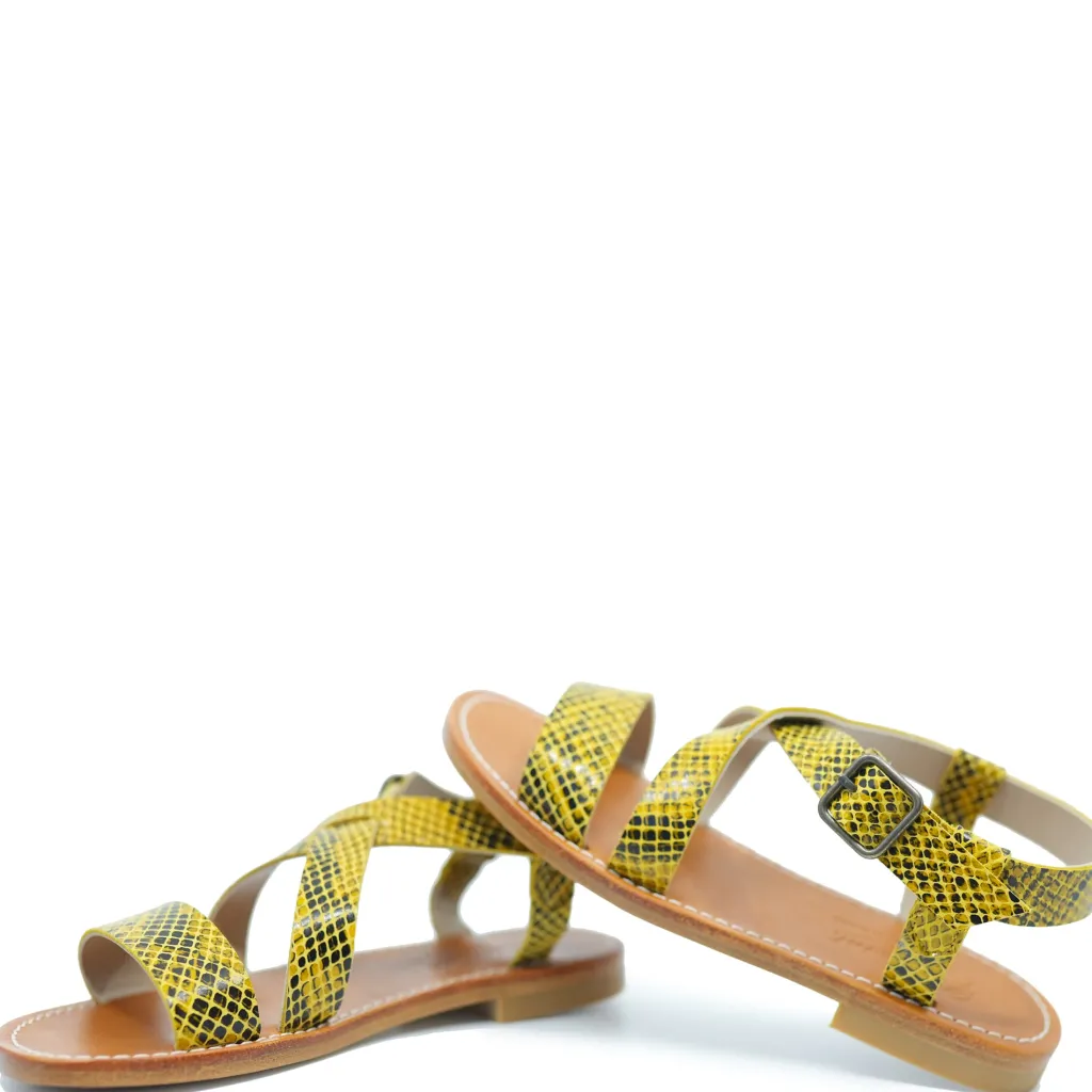 Bonpoint Snakeskin Sandal Best