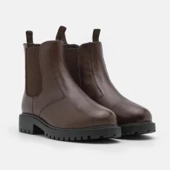 BONTON Brown Leather Boot New