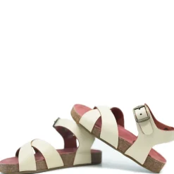 BONTON Cream Criss Cross Sadnal Clearance
