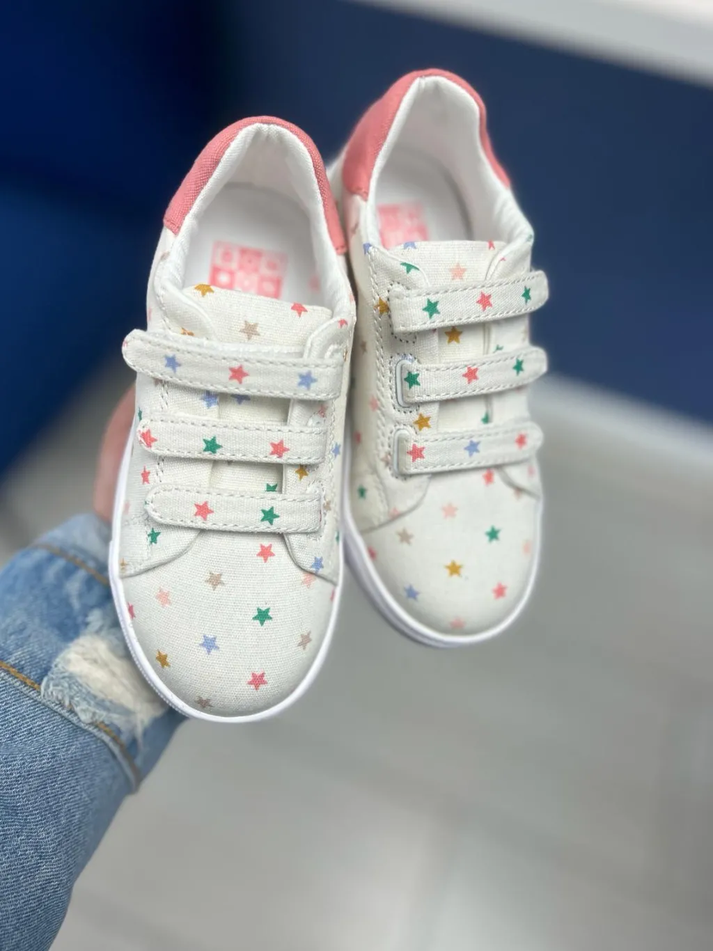 BONTON Multi Star Velcro Sneaker New