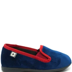 BONTON navy velvet smoking loafer Discount