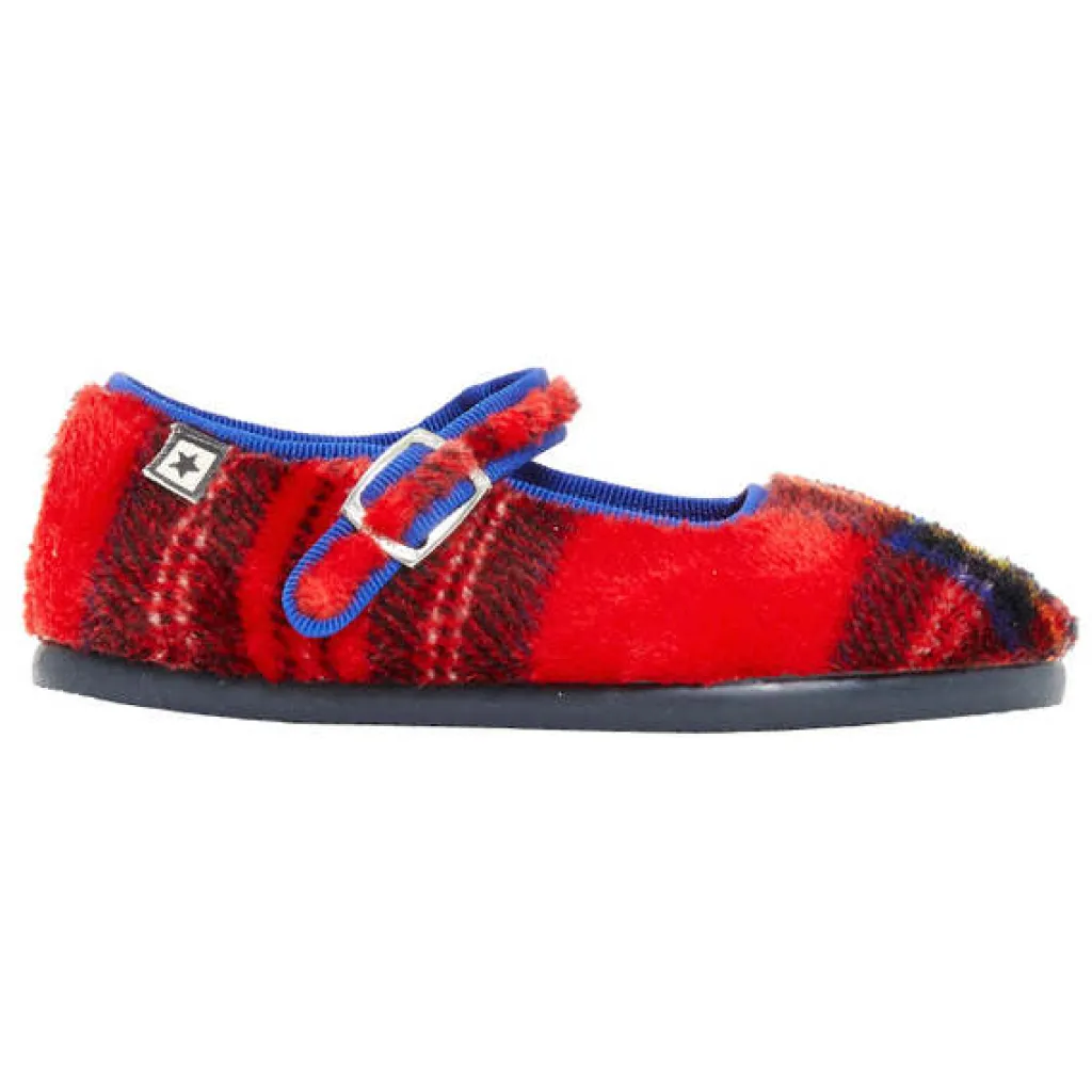 BONTON Red Plaid Mary Jane Sale