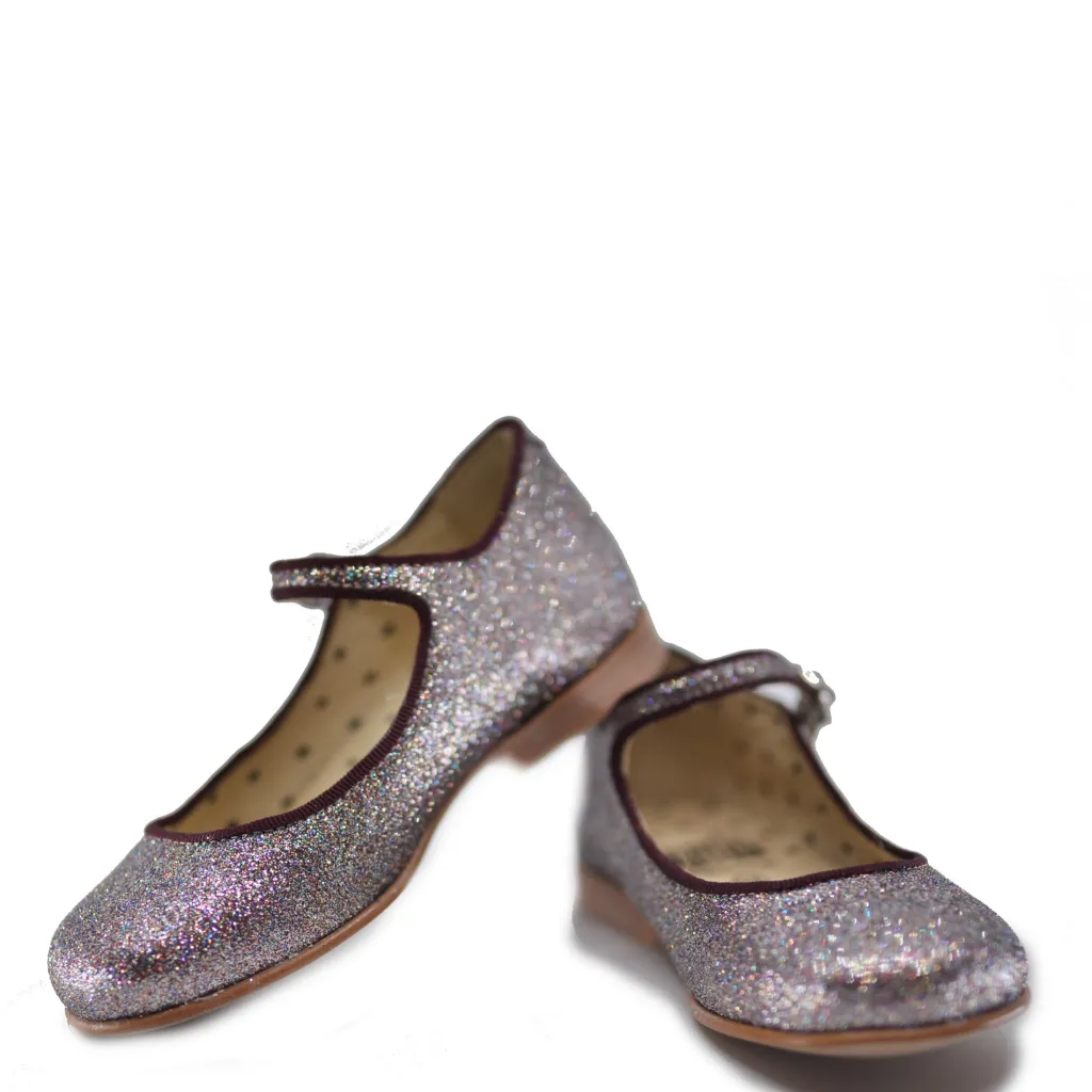 BONTON Wine Glitter Mary Jane New