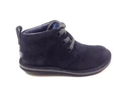 Campers Navy Suede Boot With Laces Sale