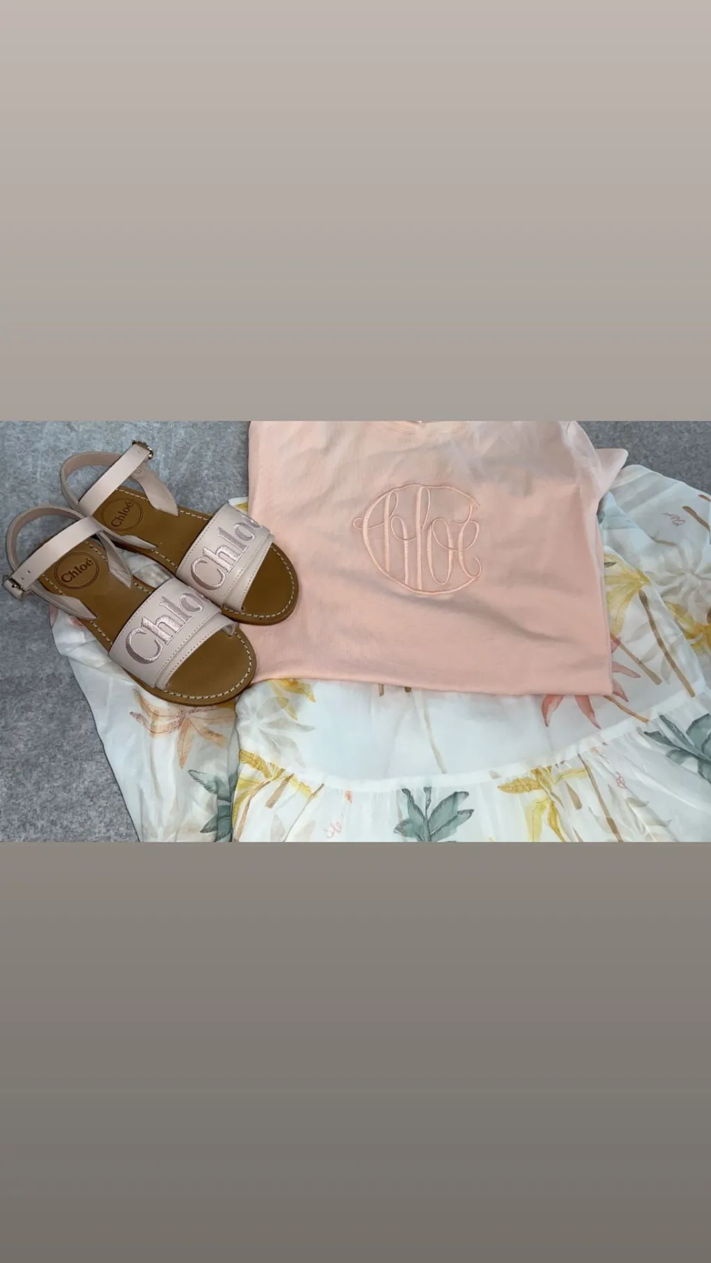 Chloe Pink Powder Sandal Hot