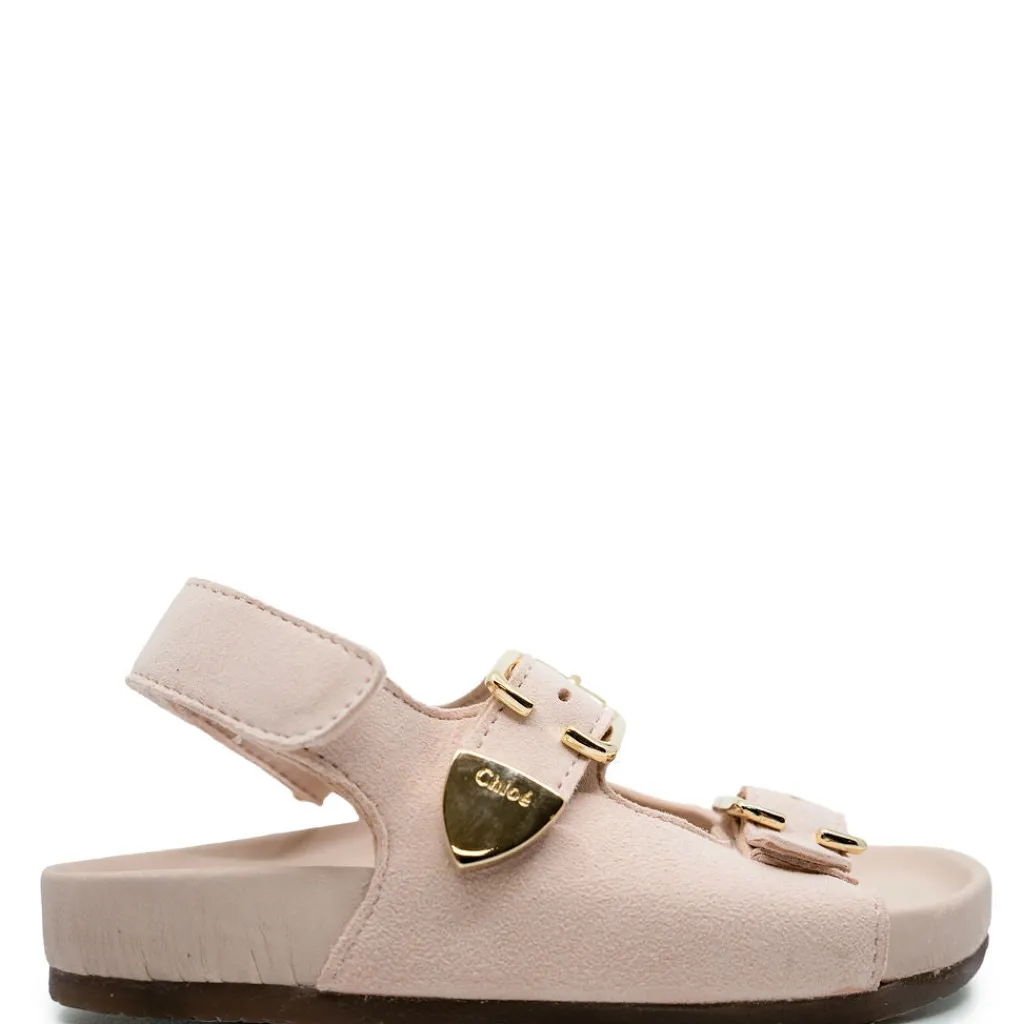 Chloe Pink Velcro Sandal Online