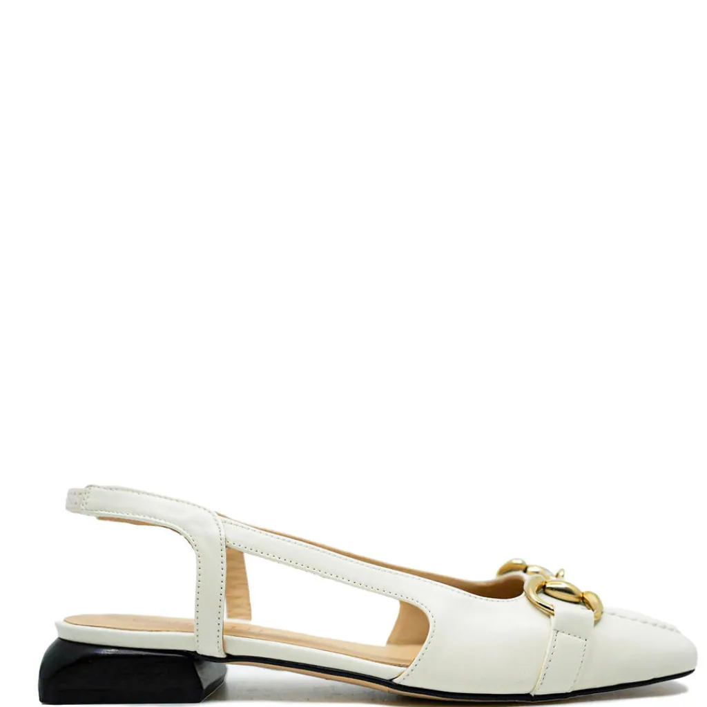 Confetti Buckle Square Toe Slingback Sale